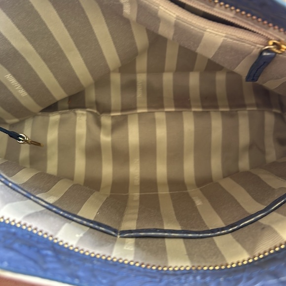 Brahmin blue handbag, like new - Picture 2 of 3